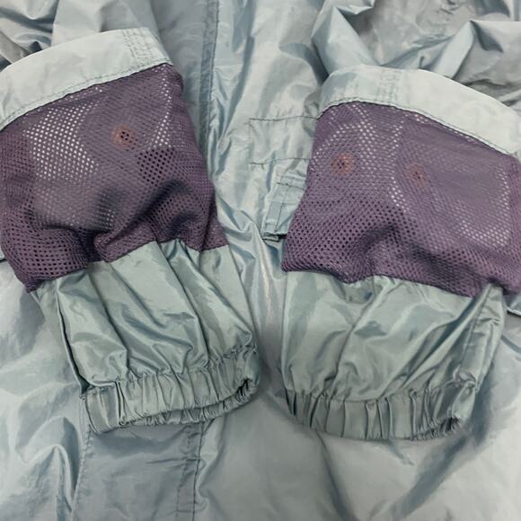 Vintage GAP Windbraker Coat Men S Teal Soft Shell Mesh Liner Full Zip 4 Pockets - Picture 8 of 12